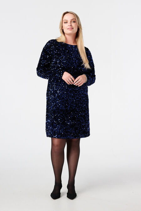 Robe avec sequins et nœud au dos Robe avec sequins et nœud au dos