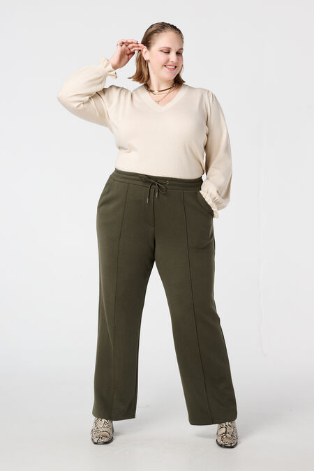 Pantalon avec coutures en panneaux Pantalon avec coutures en panneaux