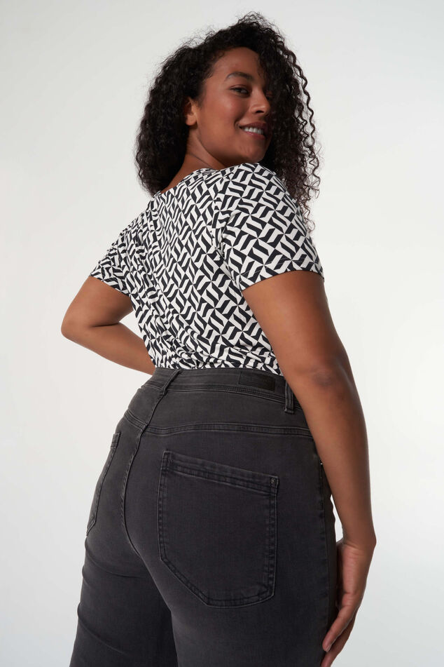 Jean moulant taille haute CHERRY image number 0