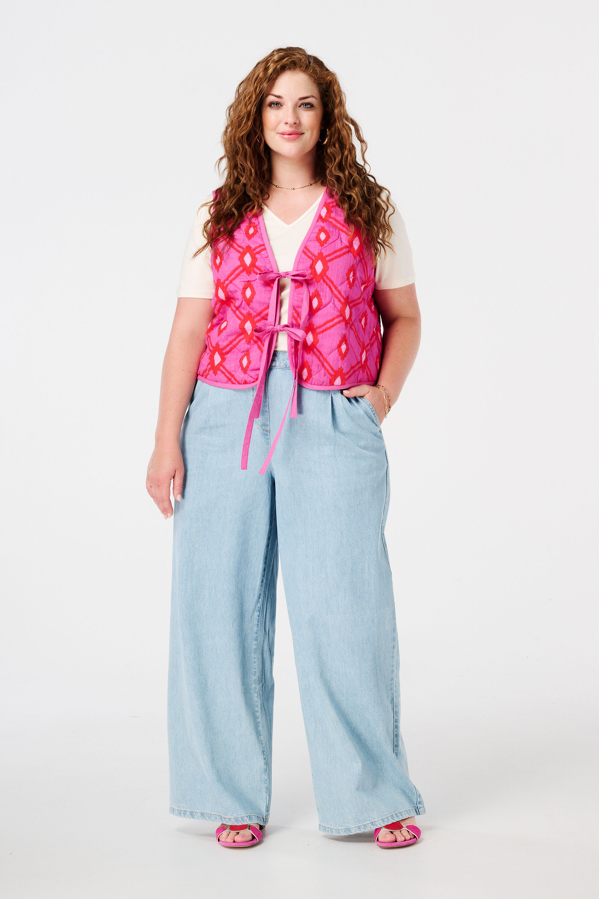 Gilet &agrave; imprim&eacute; image number 5