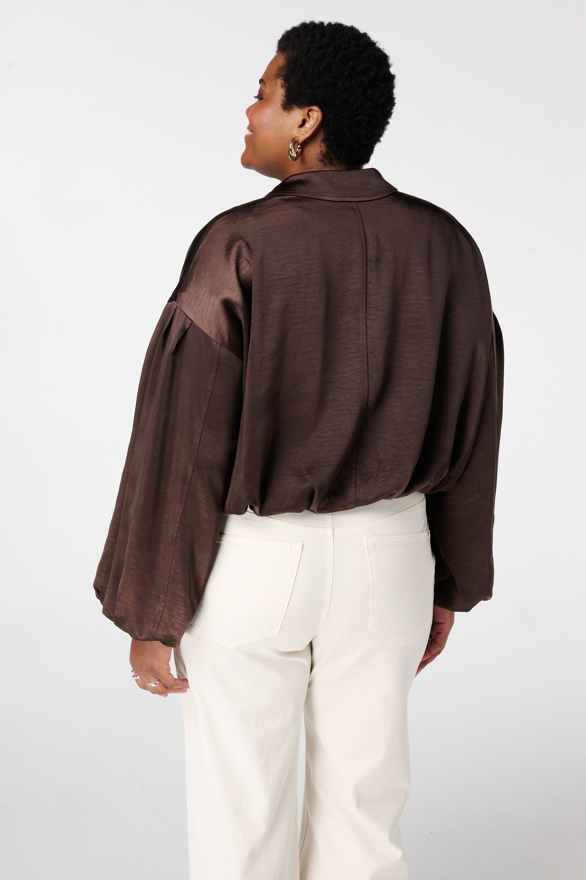 Bomber en satin image number 3