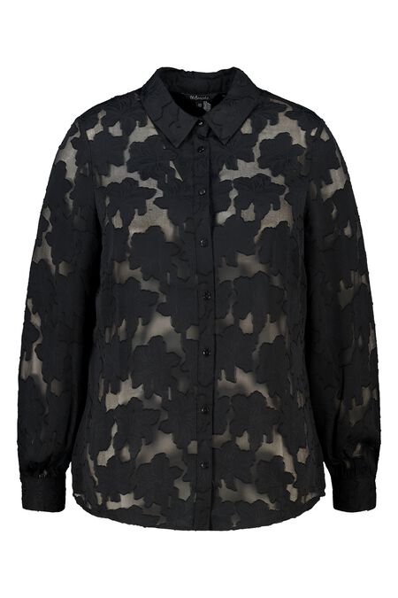 Blouse avec détails brodés