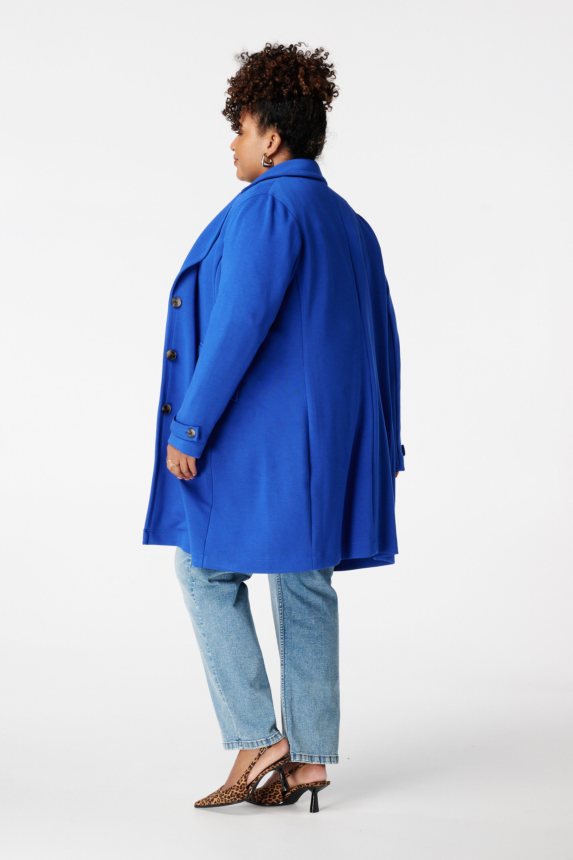 Manteau avec fermeture &agrave; boutons image number 3