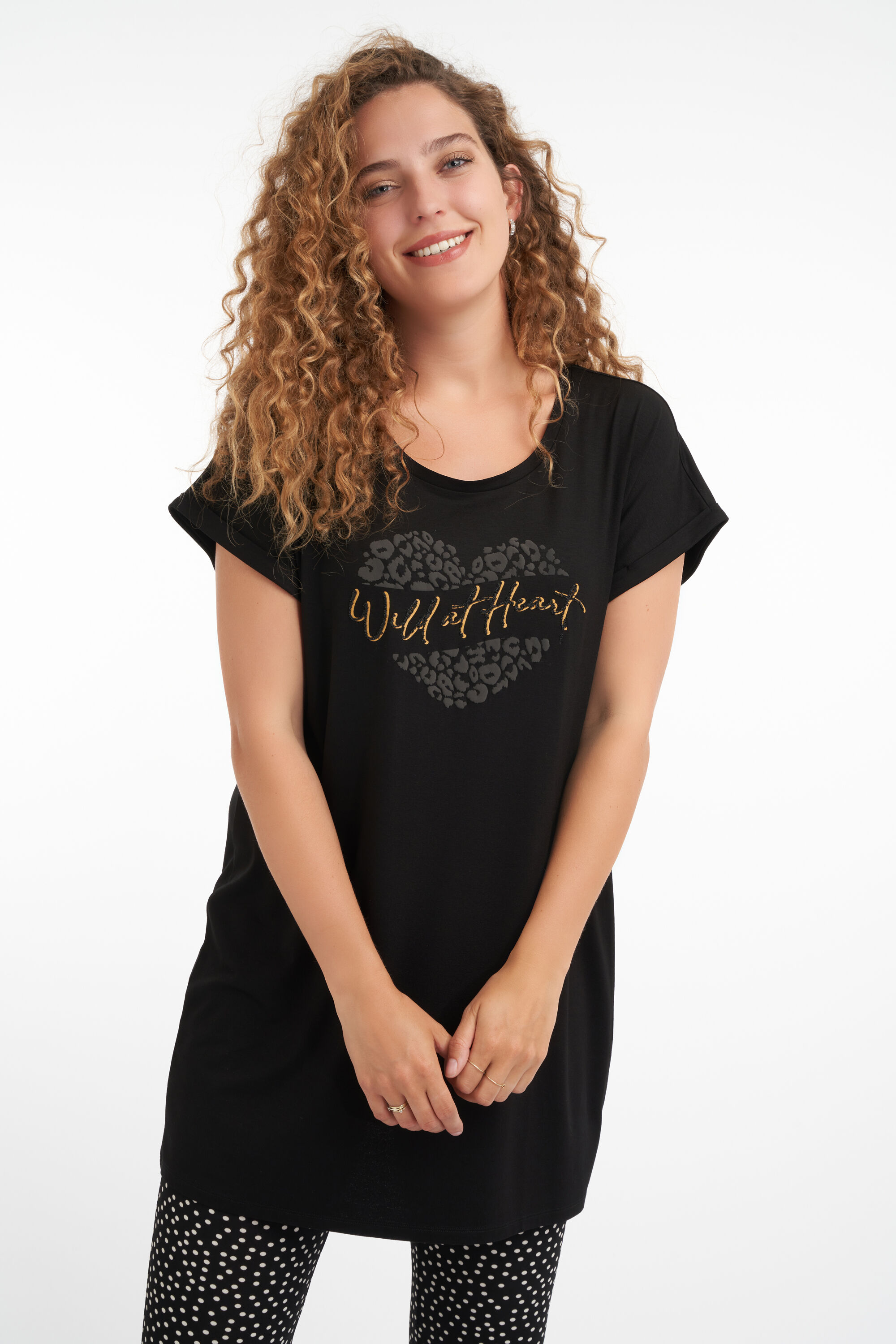 Haut long &agrave; imprim&eacute;