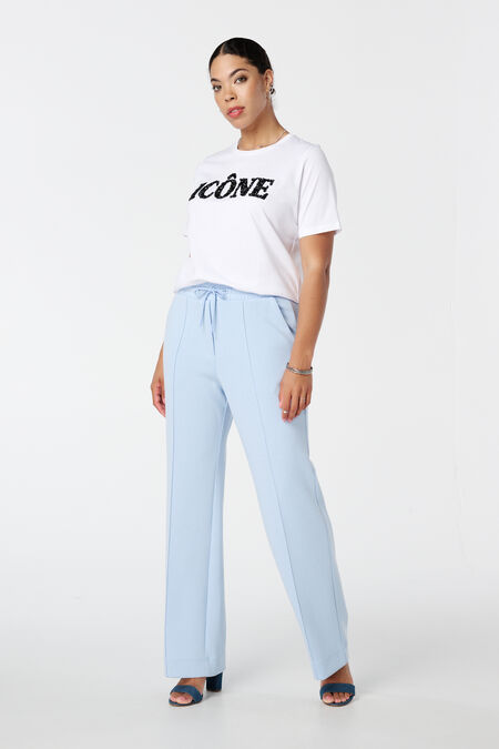 Pantalon avec coutures en panneaux Pantalon avec coutures en panneaux