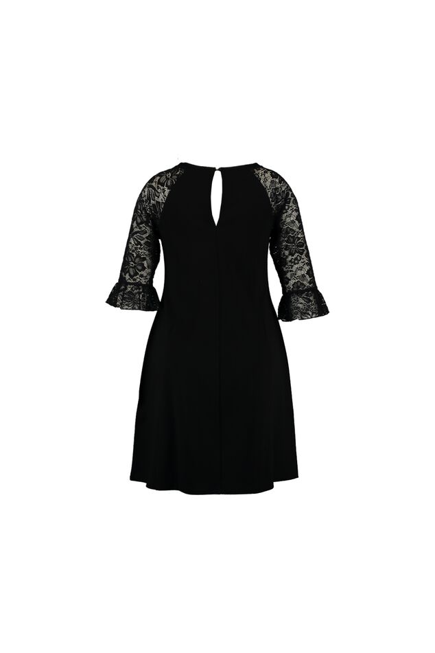 Robe avec manches en dentelle image number 3