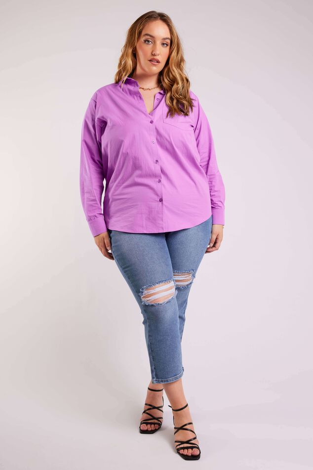 Chemisier en popeline image number 7