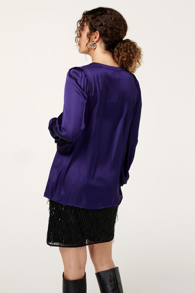 Chemisier en satin  image number 3