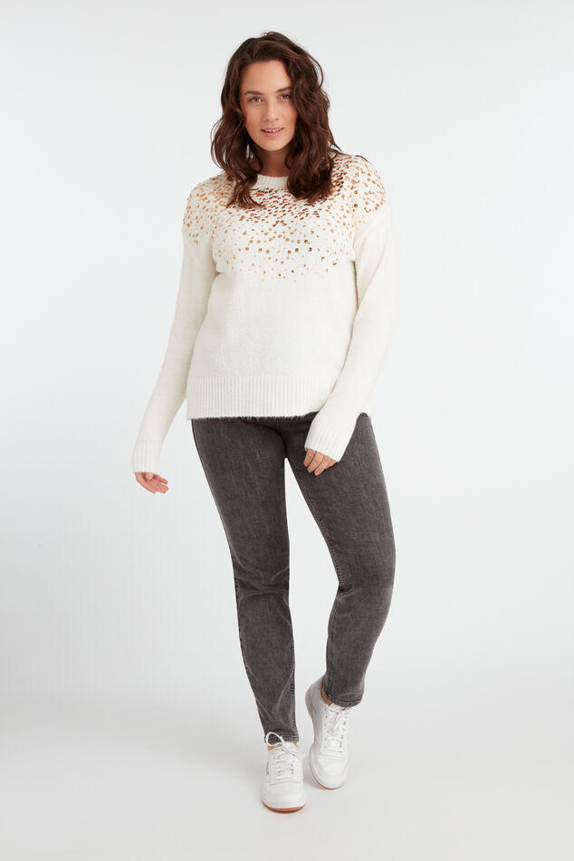Pull-over à paillettes image number 4