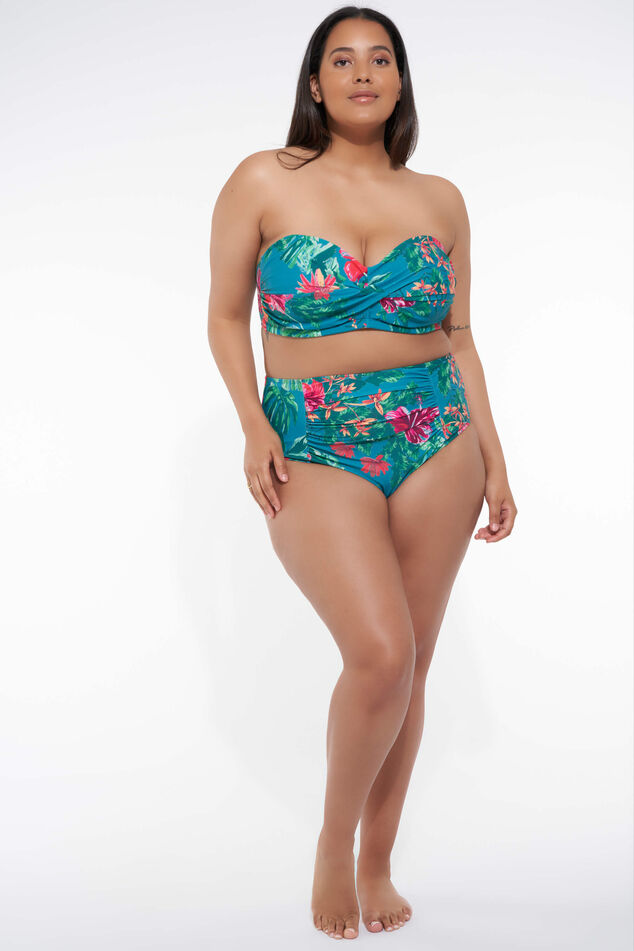 Bas de bikini taille haute avec imprimé image number 6
