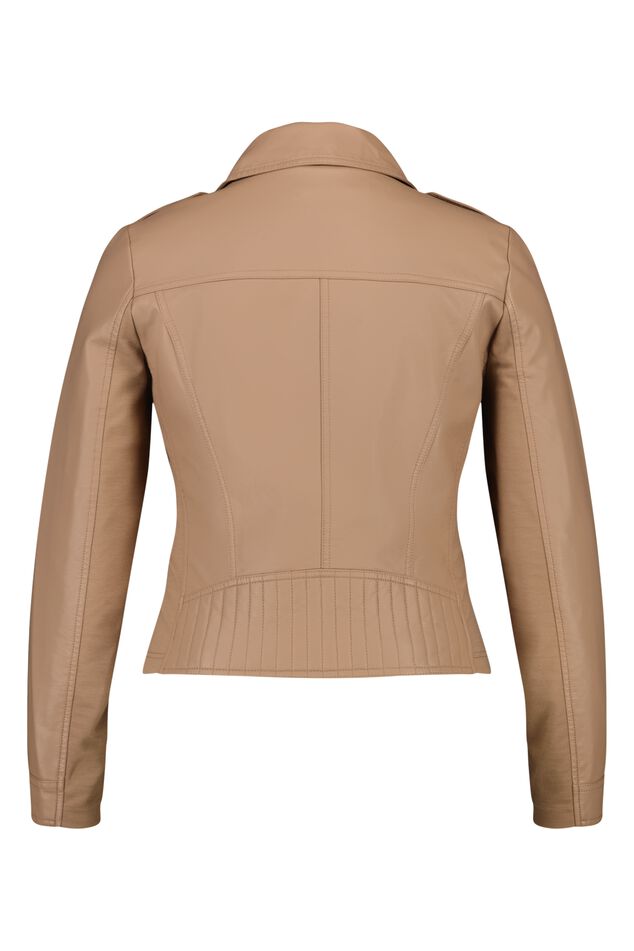 Veste style motard en similicuir image number 2