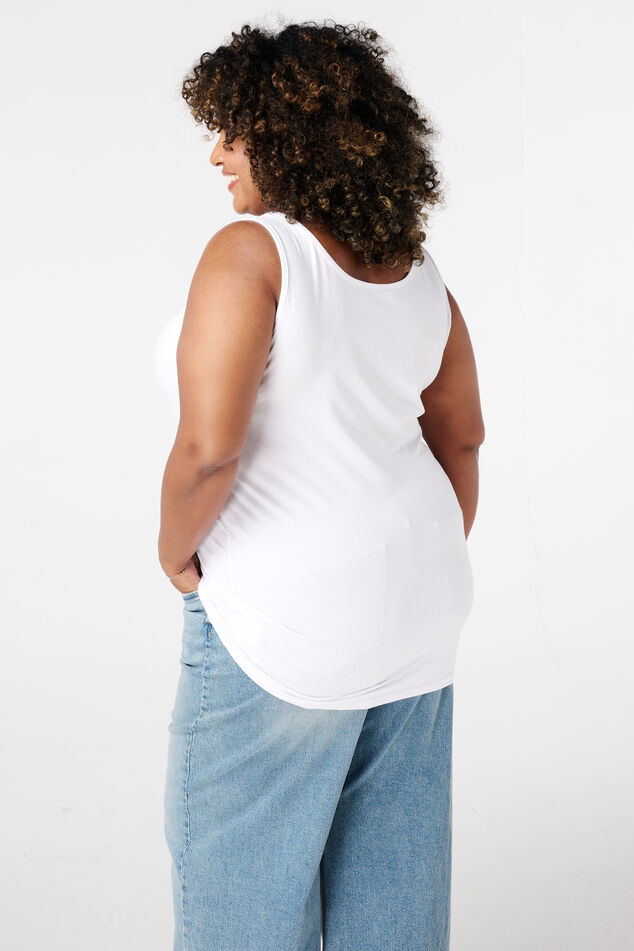 Débardeur extra long en coton image number 1