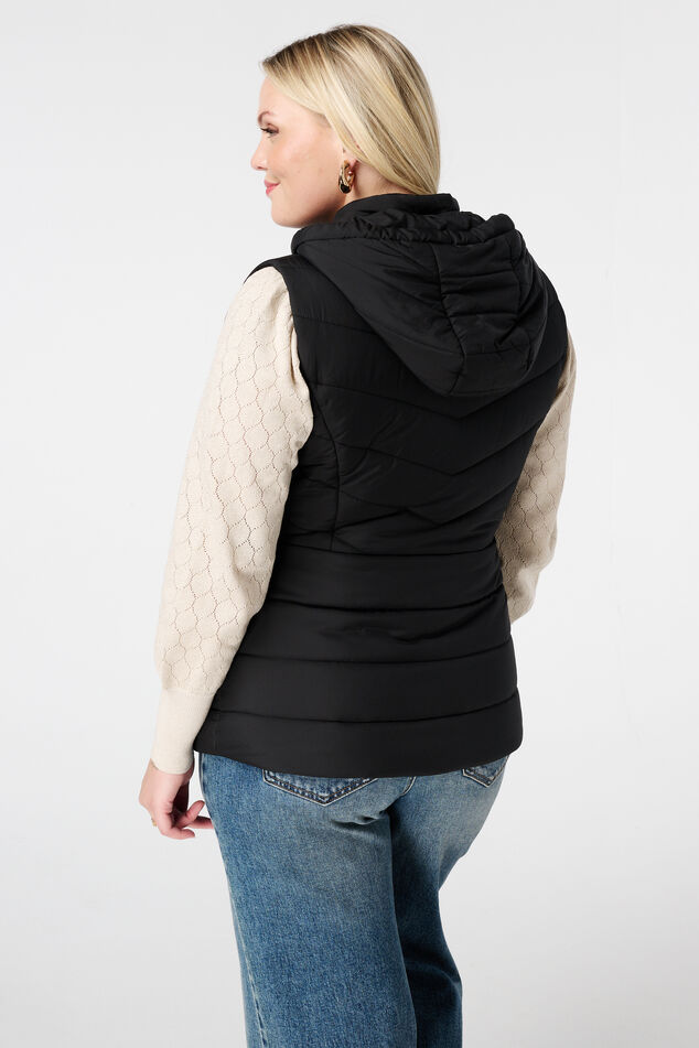 Gilet matelassé avec capuche image number 3