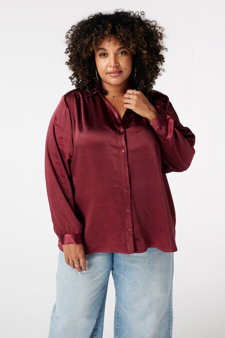 Blouse aspect satiné Blouse aspect satiné