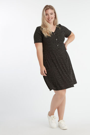 Robe avec petits pois