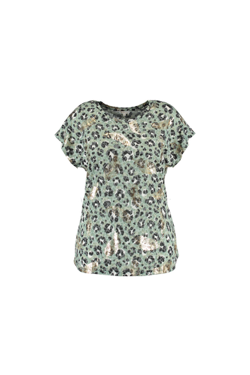 Haut avec manches ajour&eacute;es