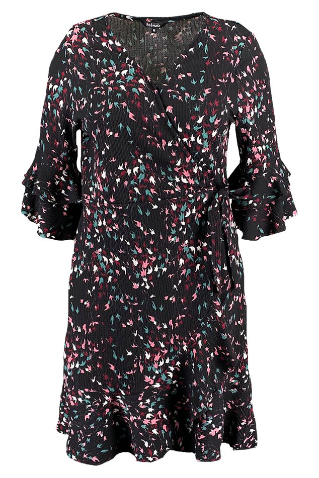 Robe portefeuille à imprime image number 1