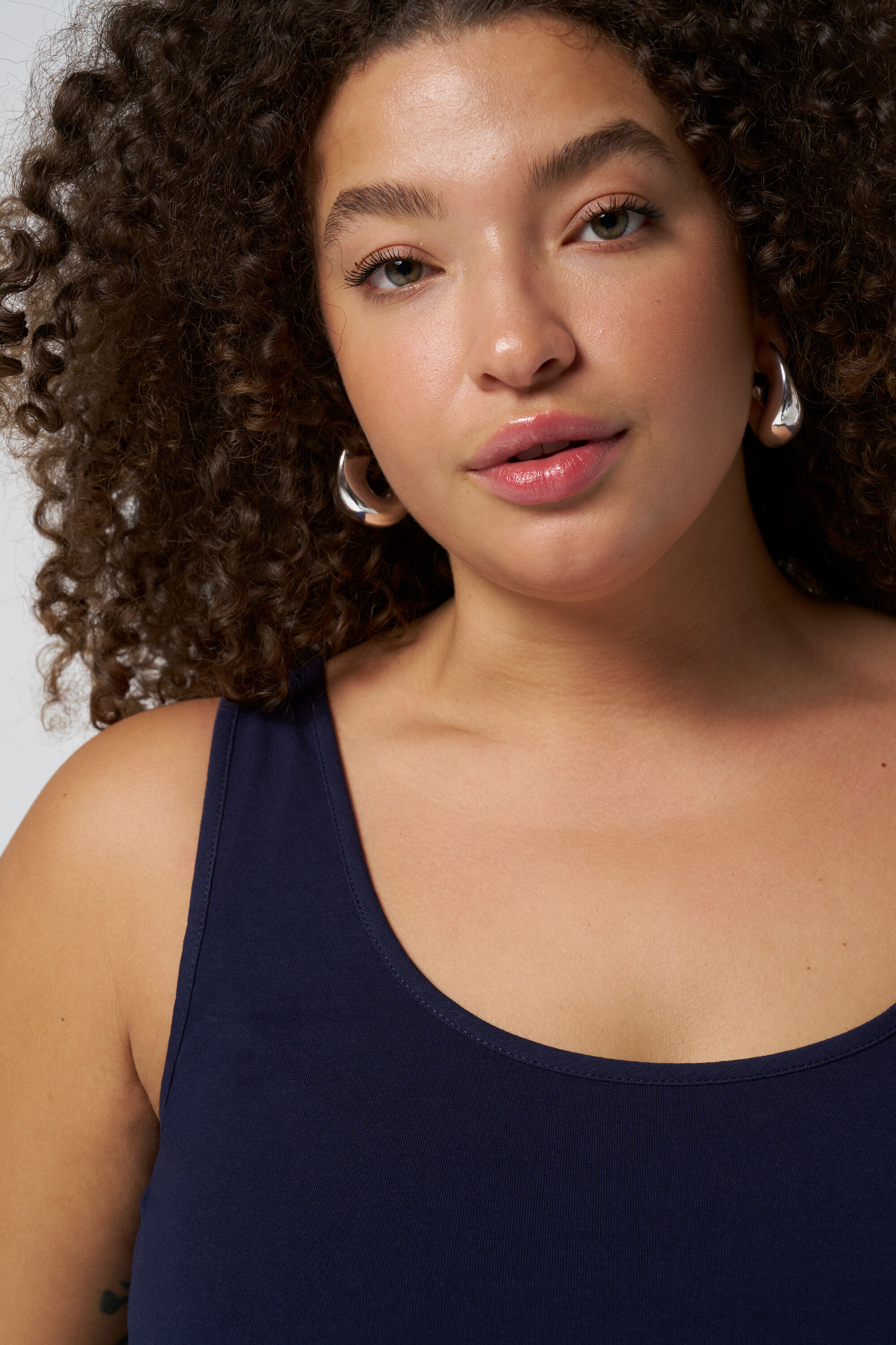 D&eacute;bardeur long en coton image number 4