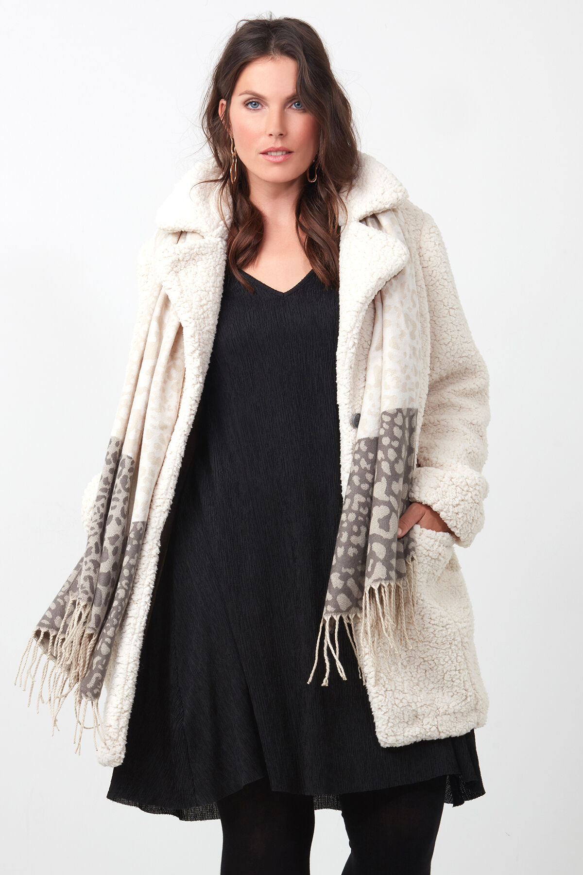 Foulard &agrave; imprim&eacute; l&eacute;opard image number 0