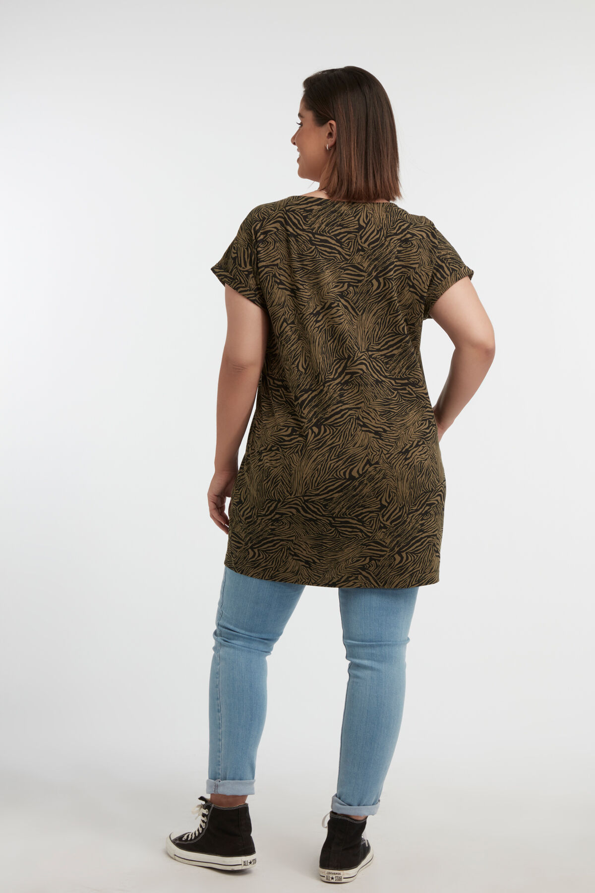 T-shirt long imprim&eacute; image number 4