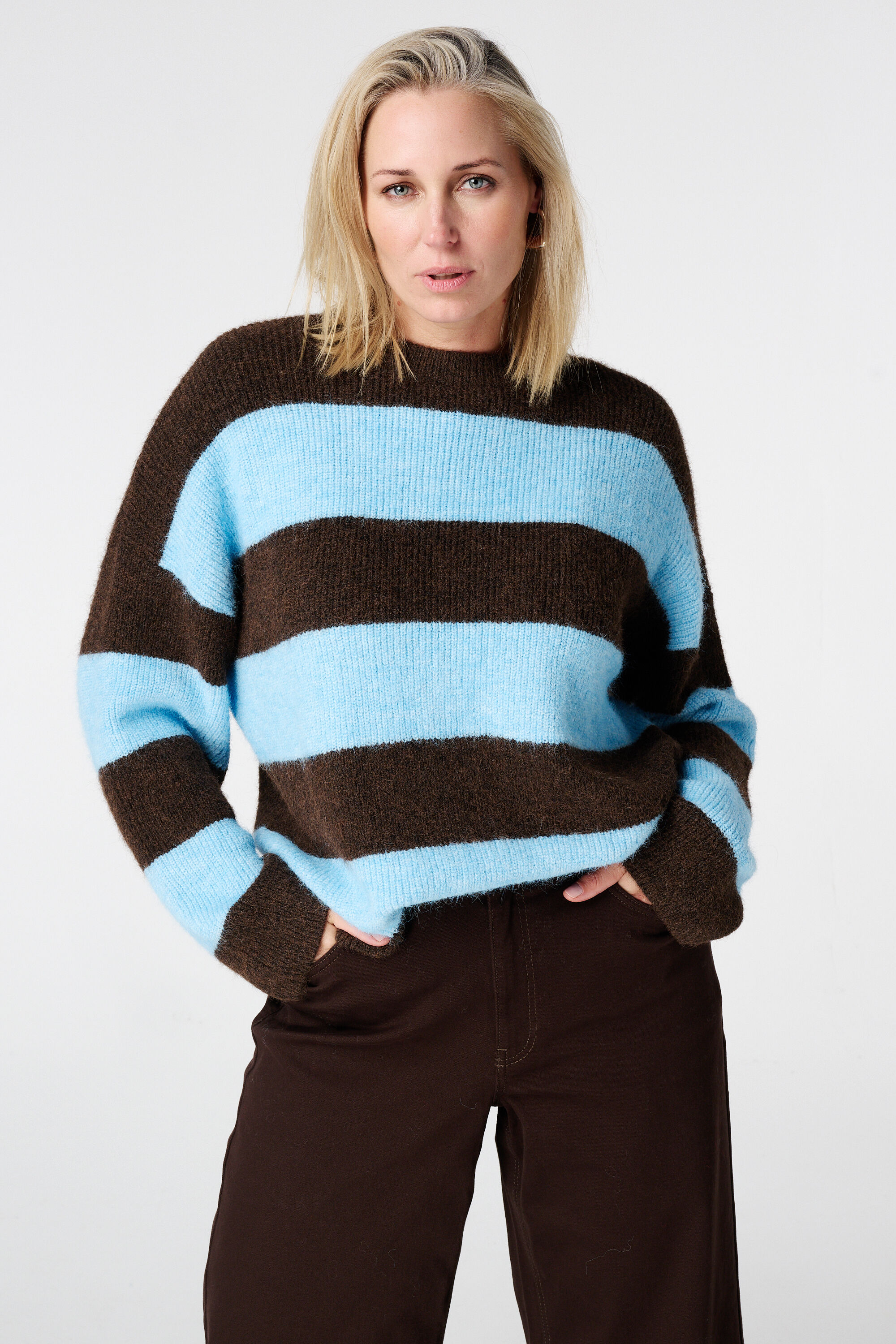 Pull doux &agrave; texture duveteuse