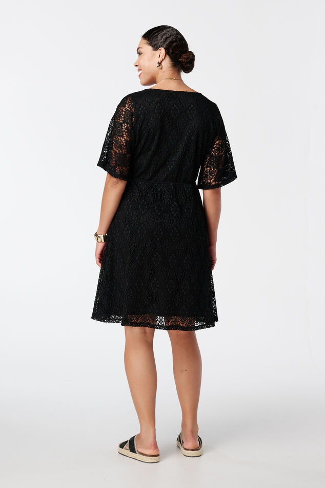 Robe en dentelle extensible image number 3