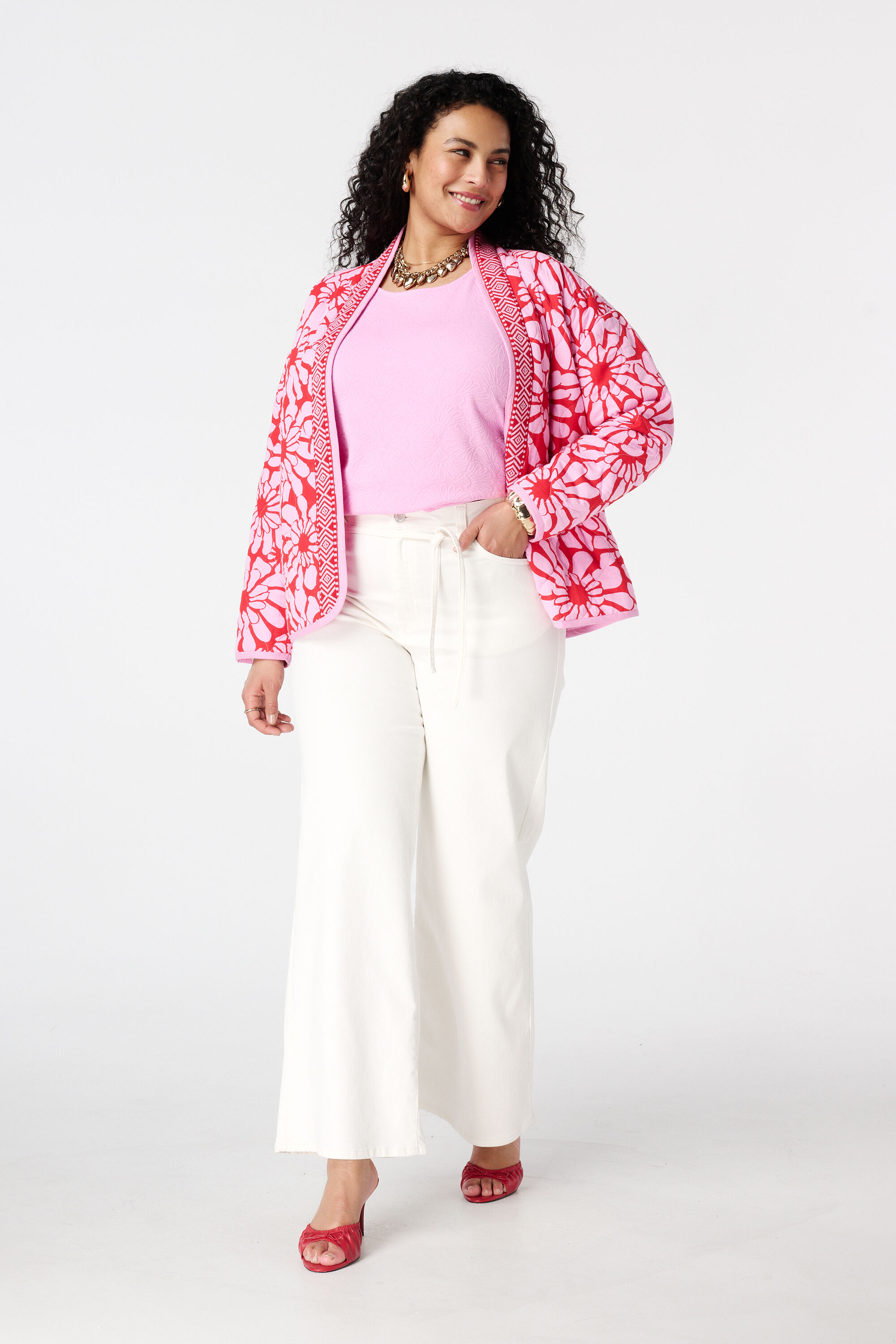 Top &agrave; imprim&eacute; floral image number 5