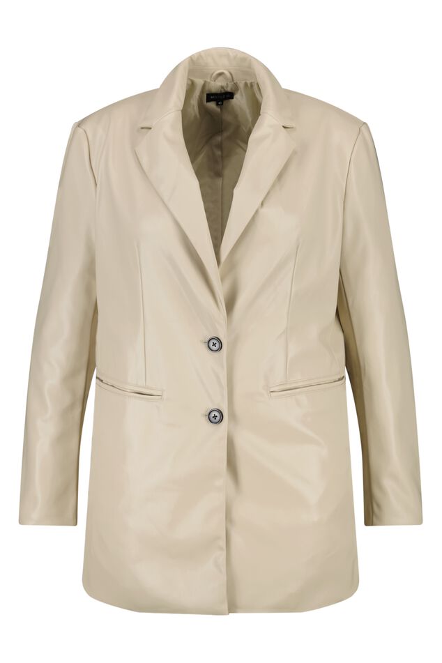 Blazer en similicuir image number 2