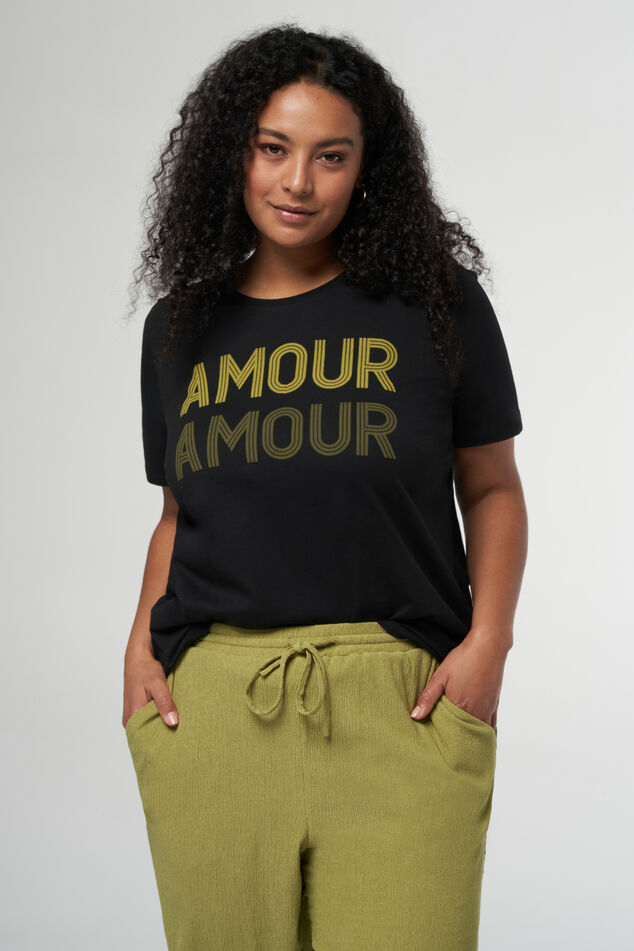 T-shirt avec le mot « Amour » image number 5