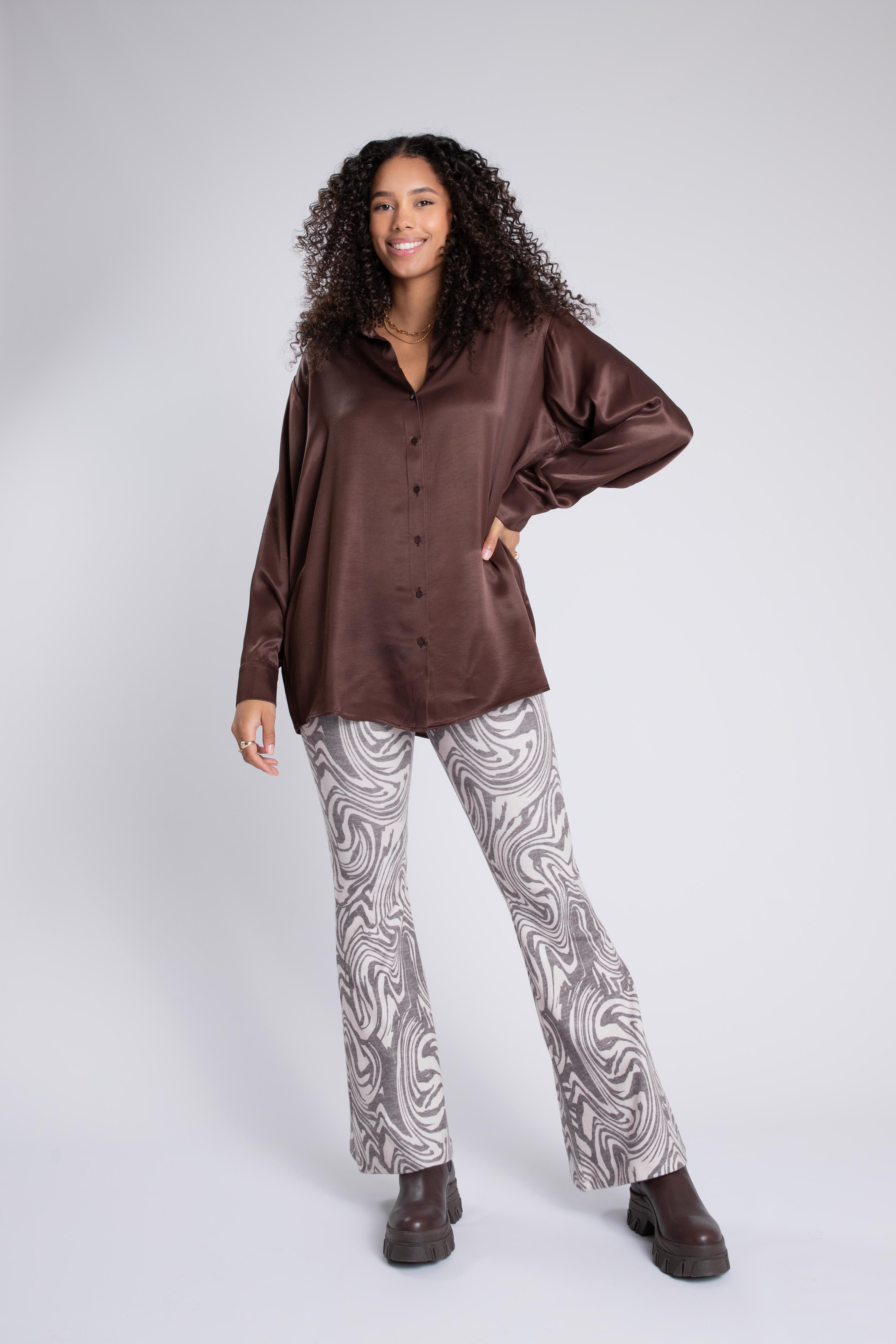 Chemisier en satin  image number 6