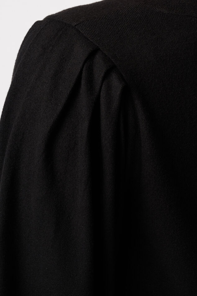 Pull finement tricoté à manches bouffantes image number 6