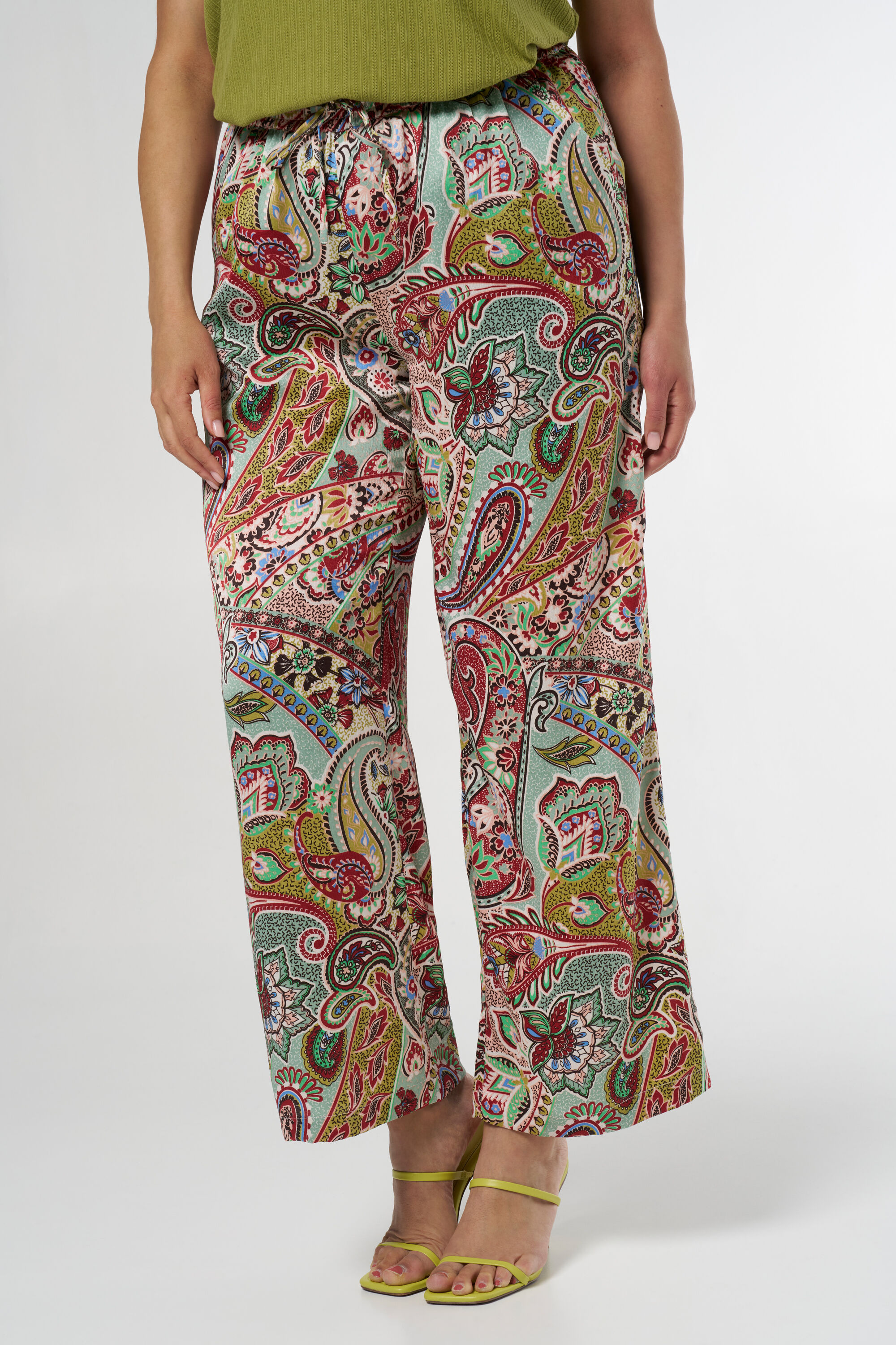Pantalon ample &agrave; imprim&eacute; image number 5