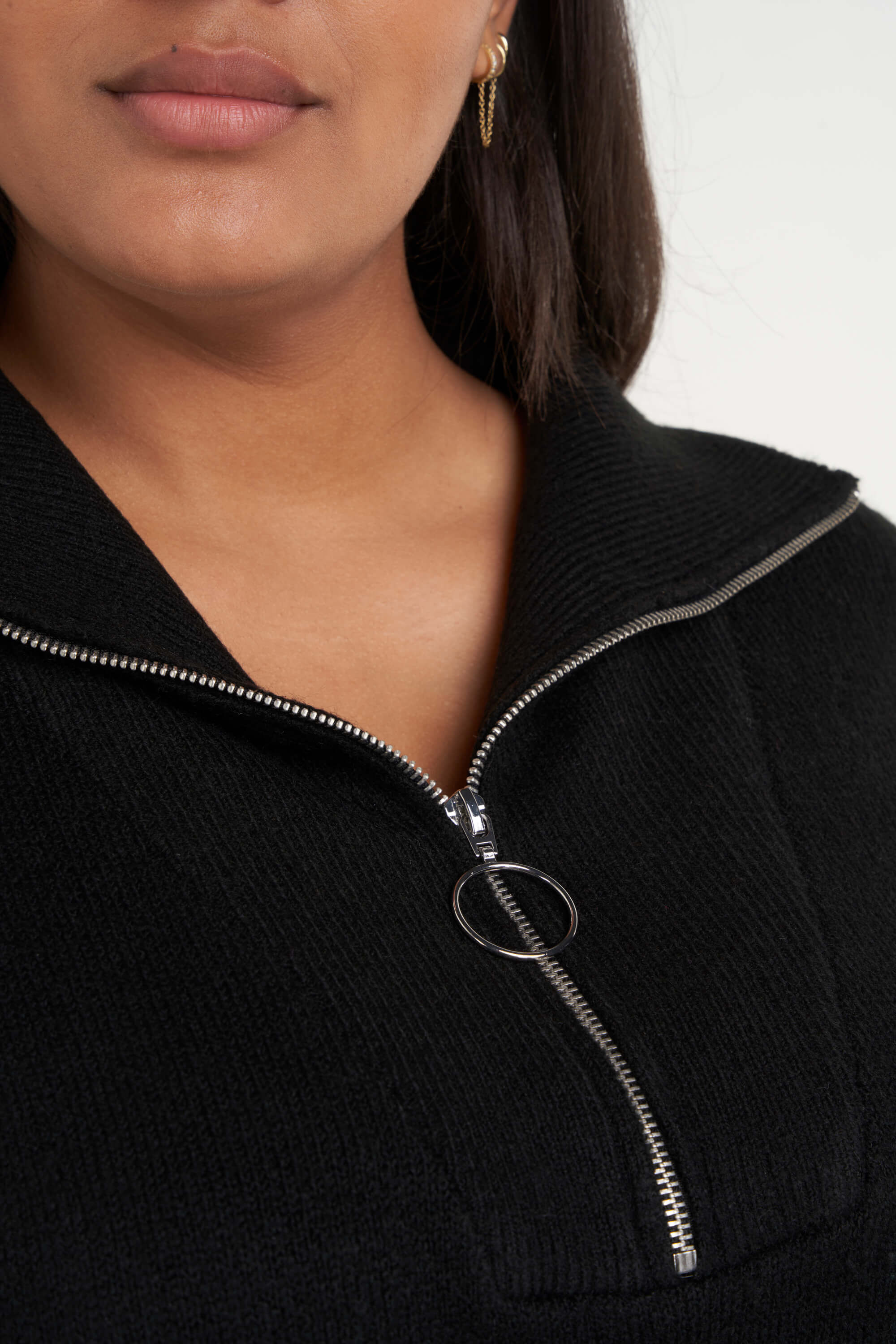 Pull long &agrave; fermeture &eacute;clair  image number 4