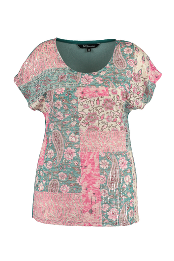 T-shirt avec imprim&eacute; color&eacute;