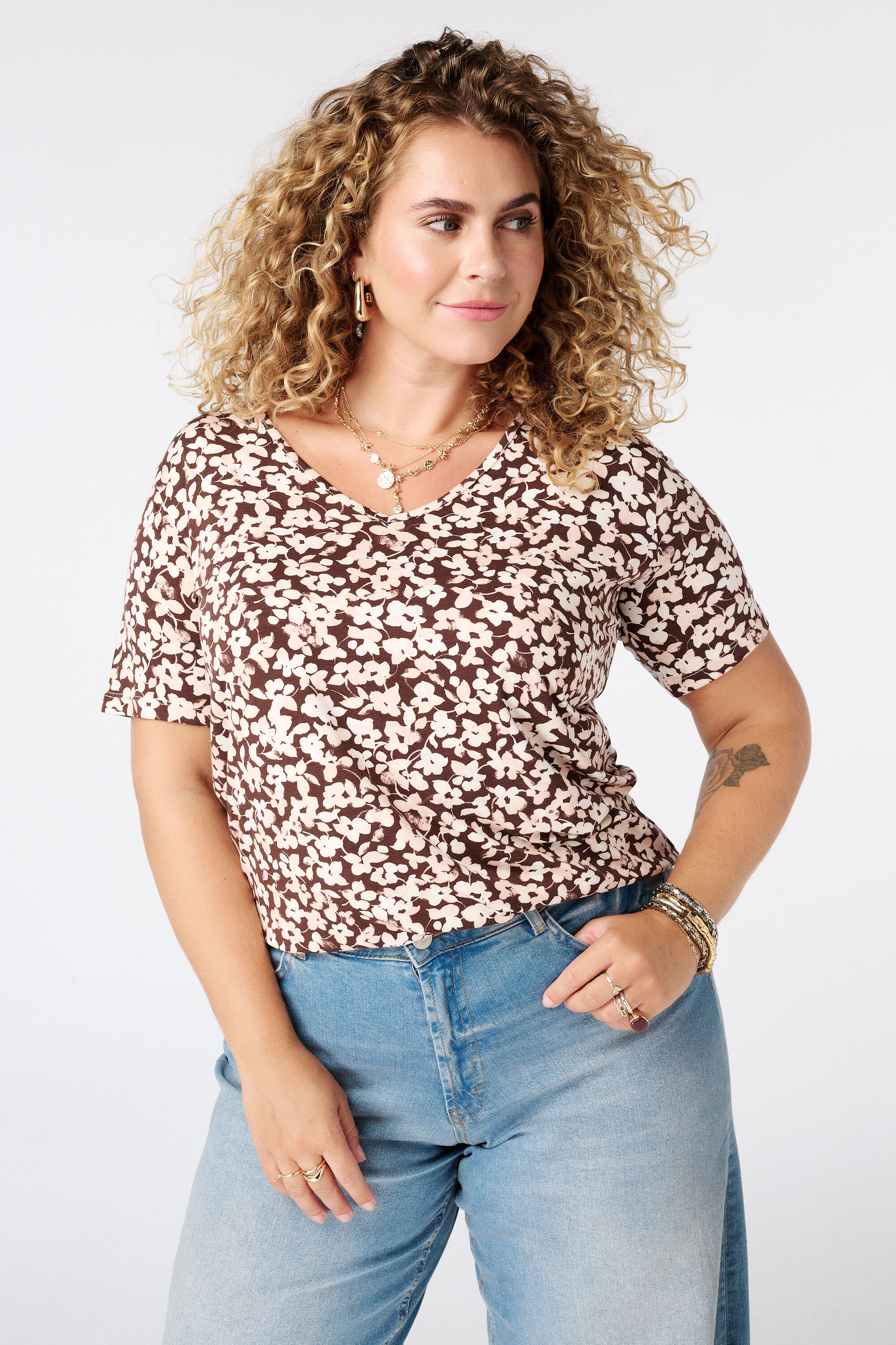 T-shirt avec imprim&eacute;