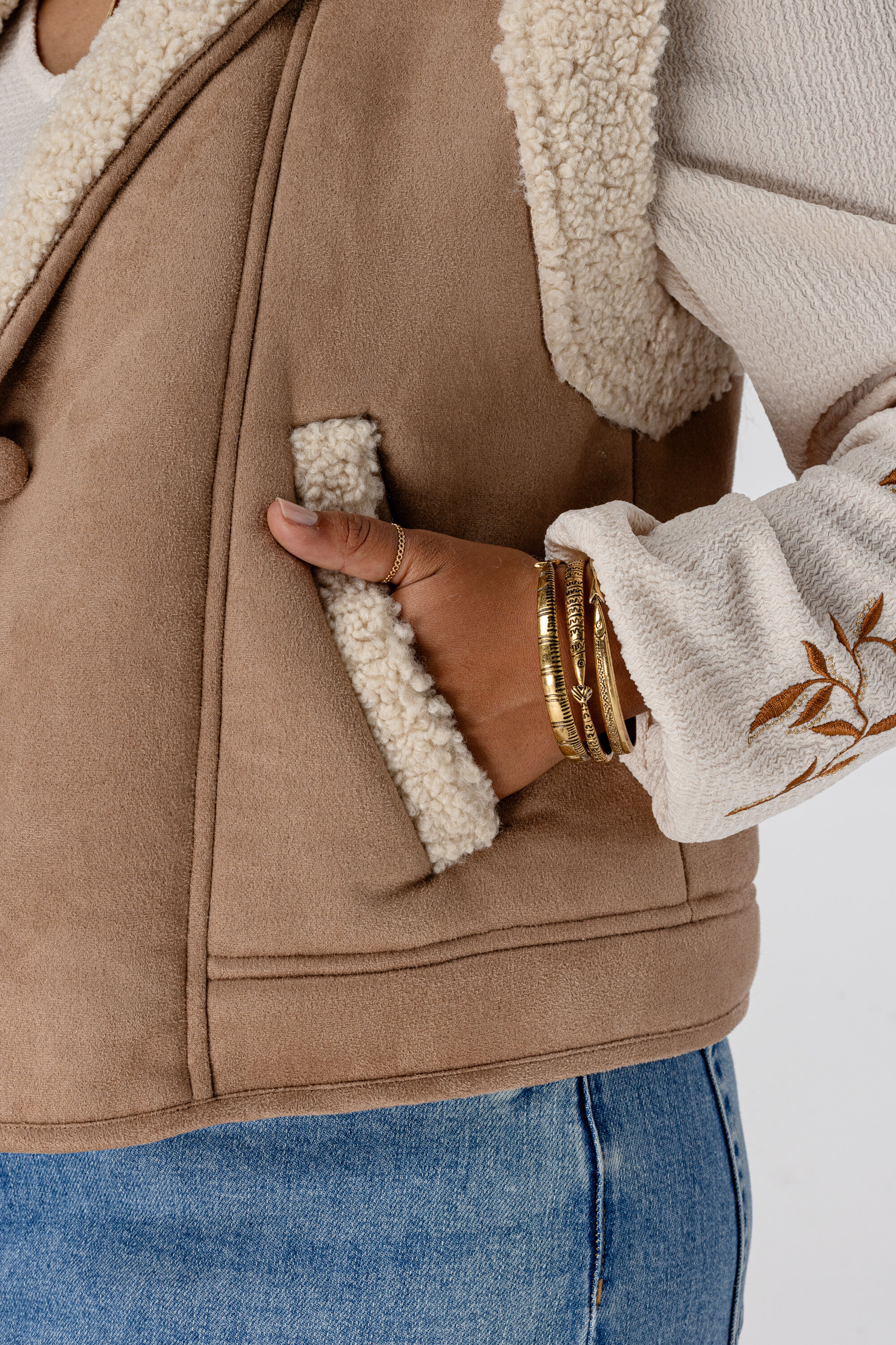 Gilet avec doublure teddy image number 4