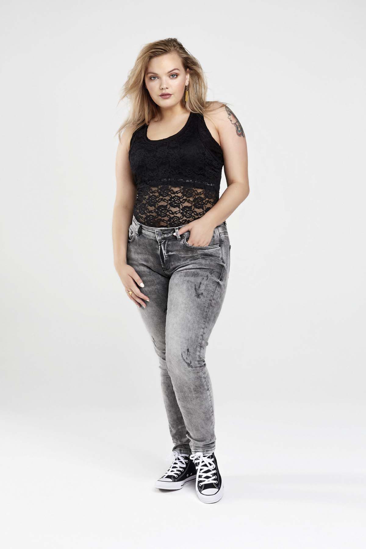 Debardeur transparent sales femme