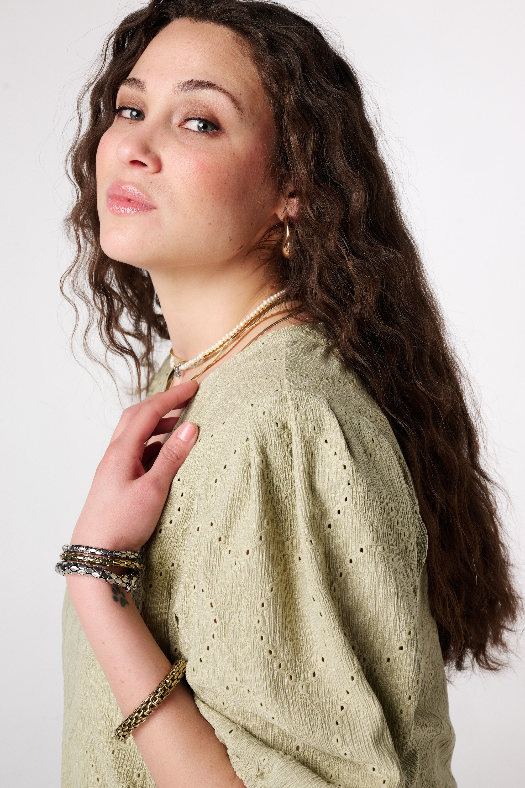 Top &agrave; effet brod&eacute; image number 4