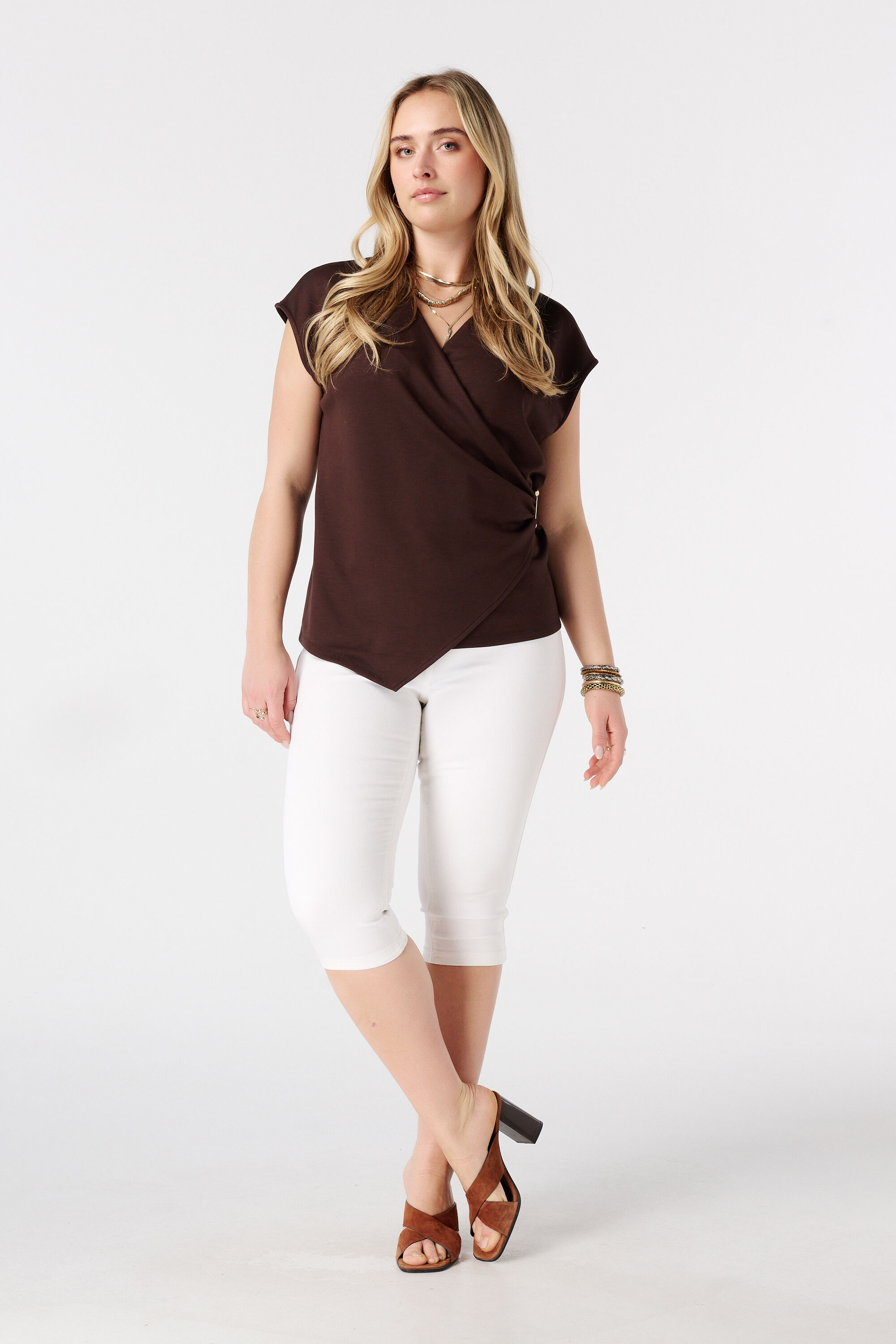 Tregging capri aspect denim