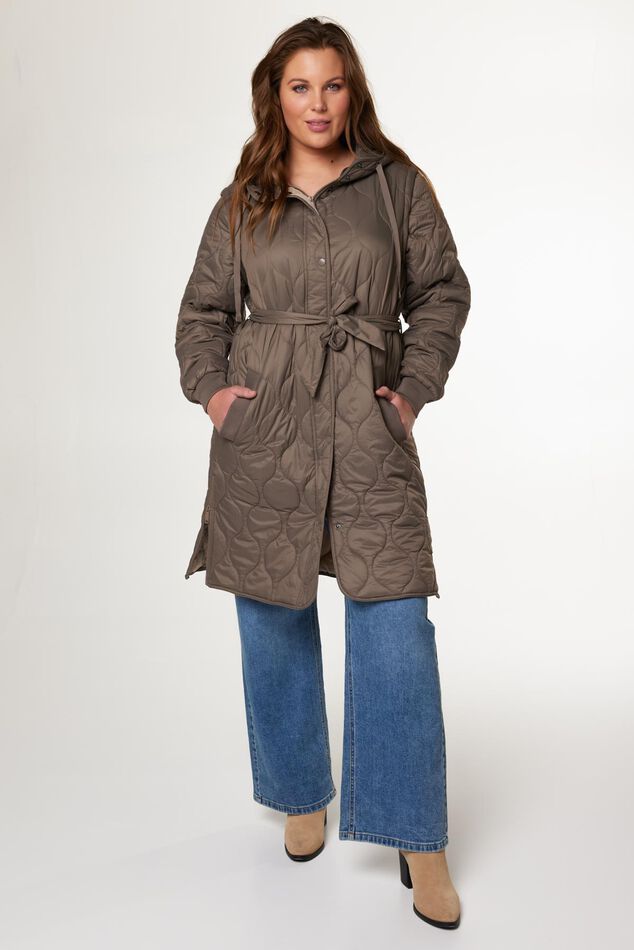 Veste matelassée avec manches amovibles image number 5