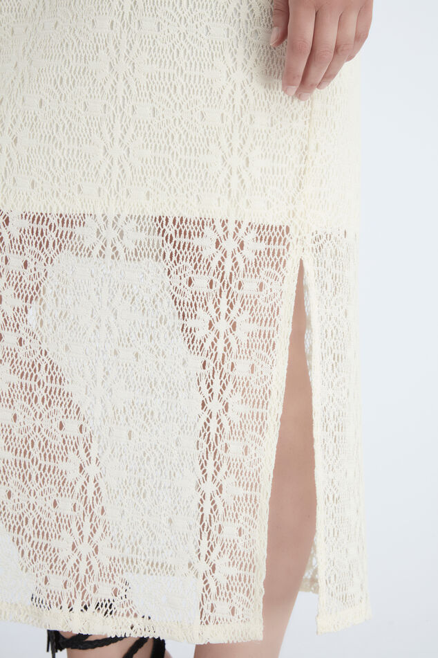 Robe longue en dentelle image number 3