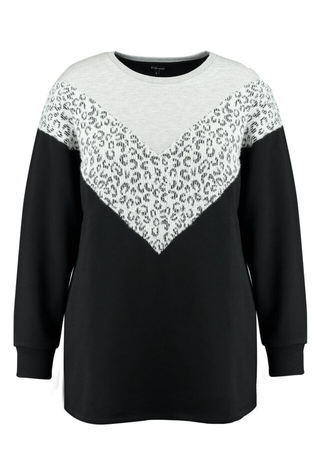 Pull à imprimé métallisé  image number 1