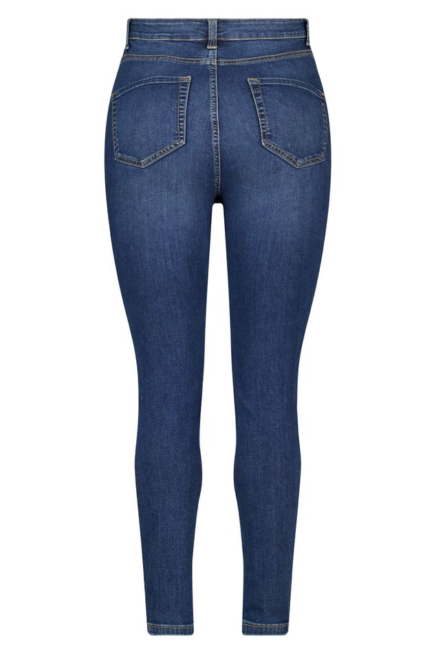 Jean skinny taille haute CHERRY image number 2