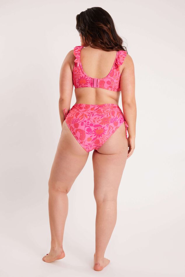 Bas de bikini taille haute à imprimé image number 5