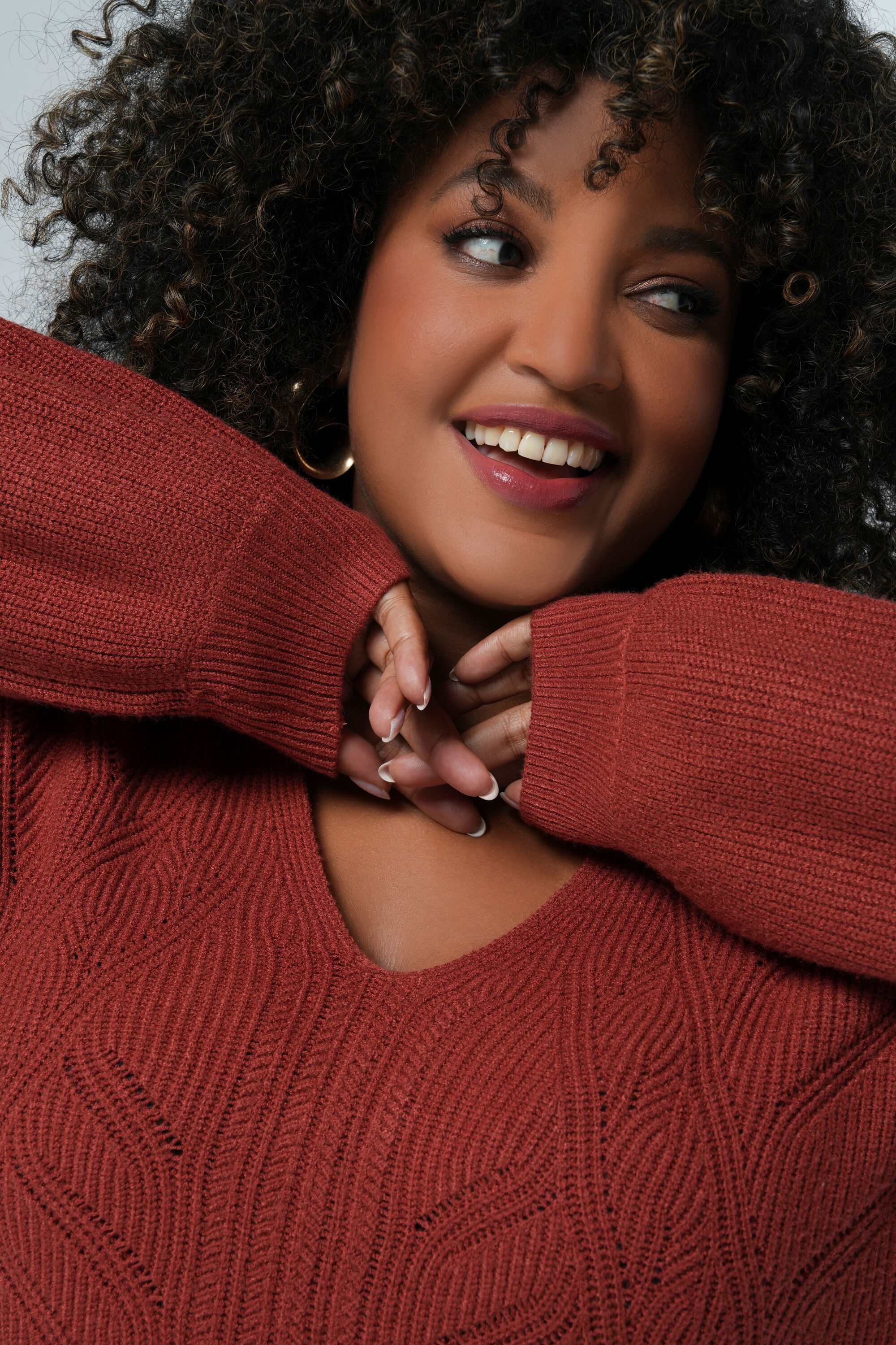 Pull avec col en V  image number 4