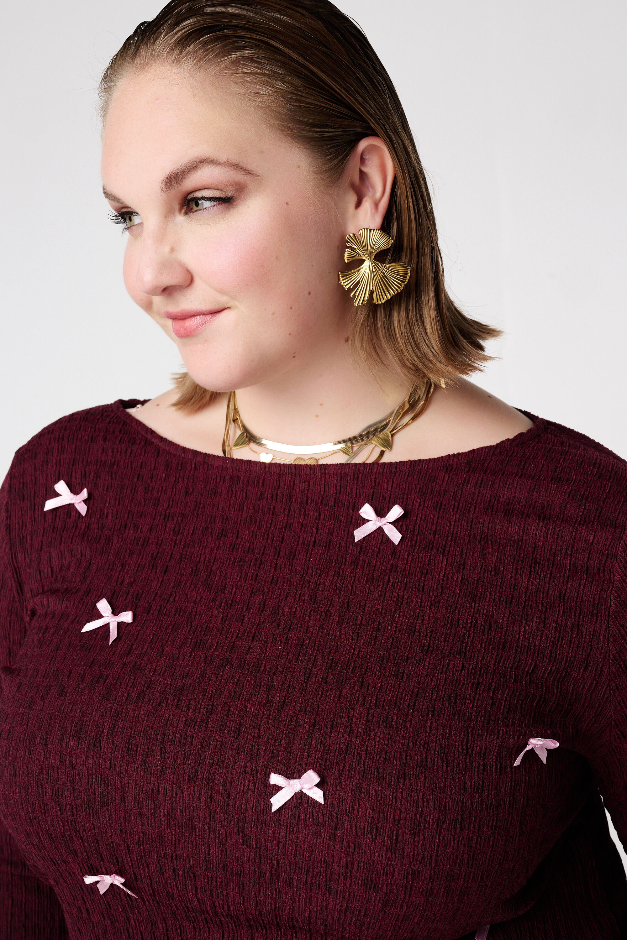 Top avec d&eacute;tails n&oelig;uds image number 4