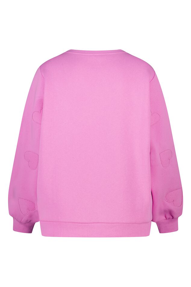 Pull avec cœurs brodés image number 2