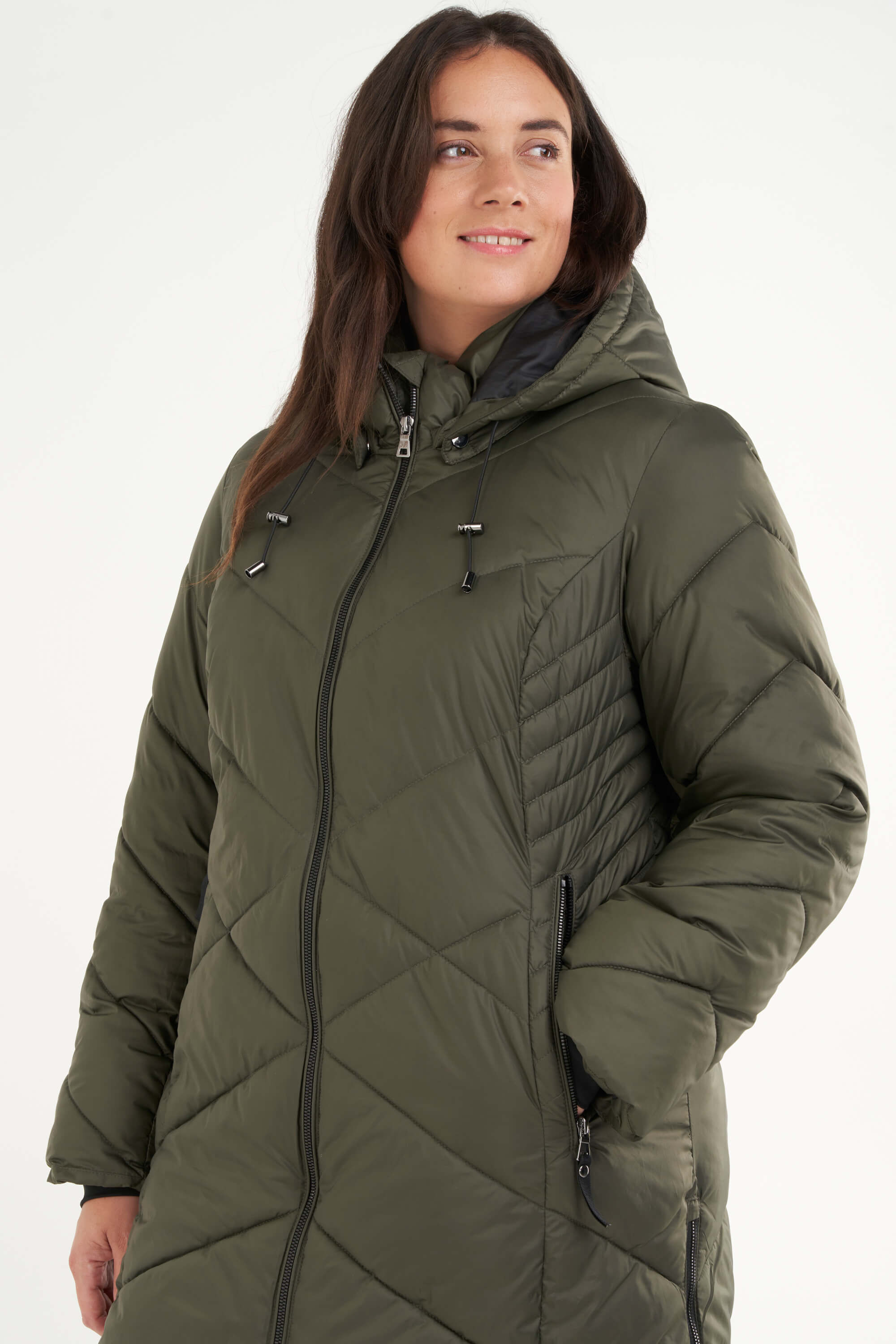 Veste longue matelass&eacute;e  image number 6