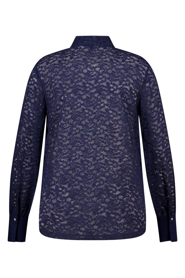 Top avec dentelle et paillettes image number 2