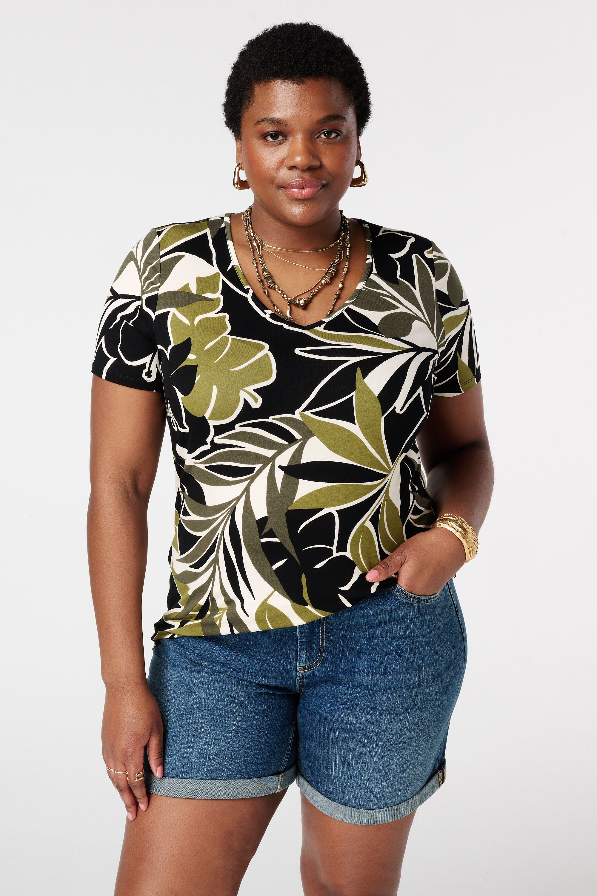 T-shirt avec imprim&eacute;